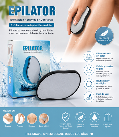 Depilación Sin Dolor con Piedra Natural – Resultado Profesional en Casa