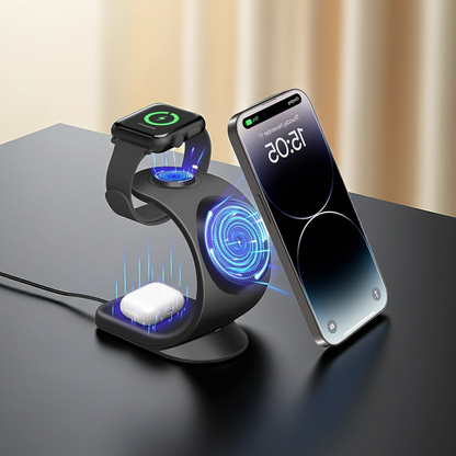 Cargador 3 en 1 inalambrico Iphone