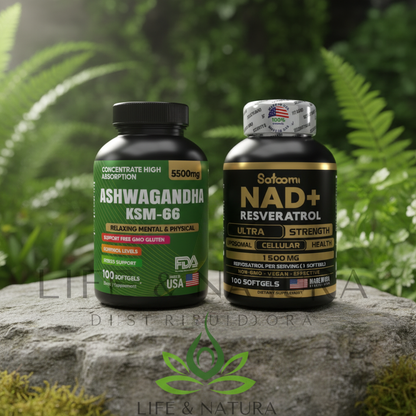 COMBO NAD + ASHWAGANDHA KSM-66